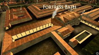 Animation of ancient Roman Fort in Caerleon Wales [upl. by Ydnih404]