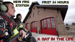 First 24 Hours in a New Fire Station  A Day in the Life [upl. by Joachima]