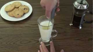 Aerolatte  The Original Steam Free Milk Frother [upl. by Dnomder]