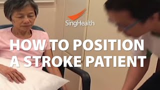 How To Position A Stroke Patient [upl. by Seerdi]