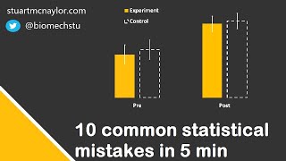 Ten Statistical Mistakes in 5 Min [upl. by Lanita]