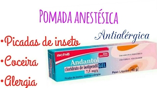 Resenha PomadaAndantol Gel [upl. by Kliber]