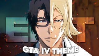 Aizen x Urahara  GTA IV Theme Edit [upl. by Adnohr]